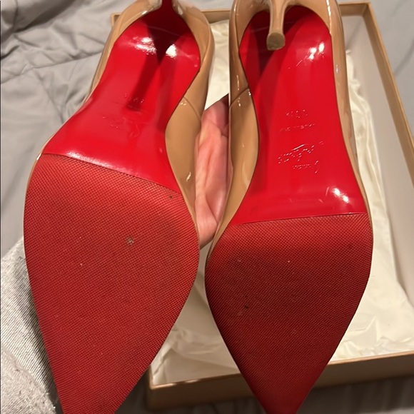 Christian Louboutin So Kate 120 in Nude sz 39.5 - Picture 3 of 5